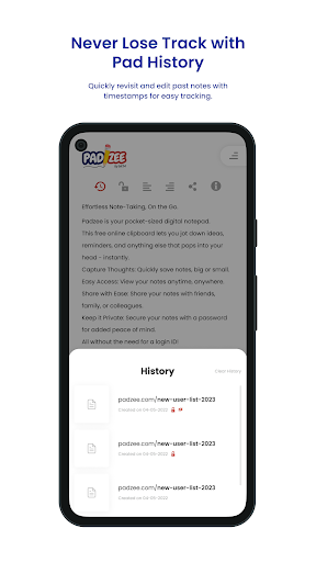 Padzee - Online Clipboard Android screenshot 4
