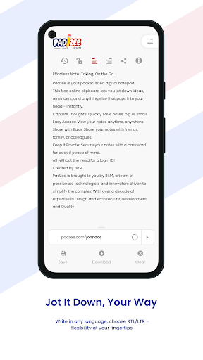Padzee - Online Clipboard Android screenshot 8