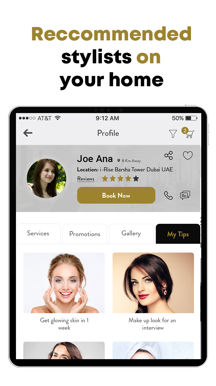 Salonat - Online Beauty Home Service Screenshot 1